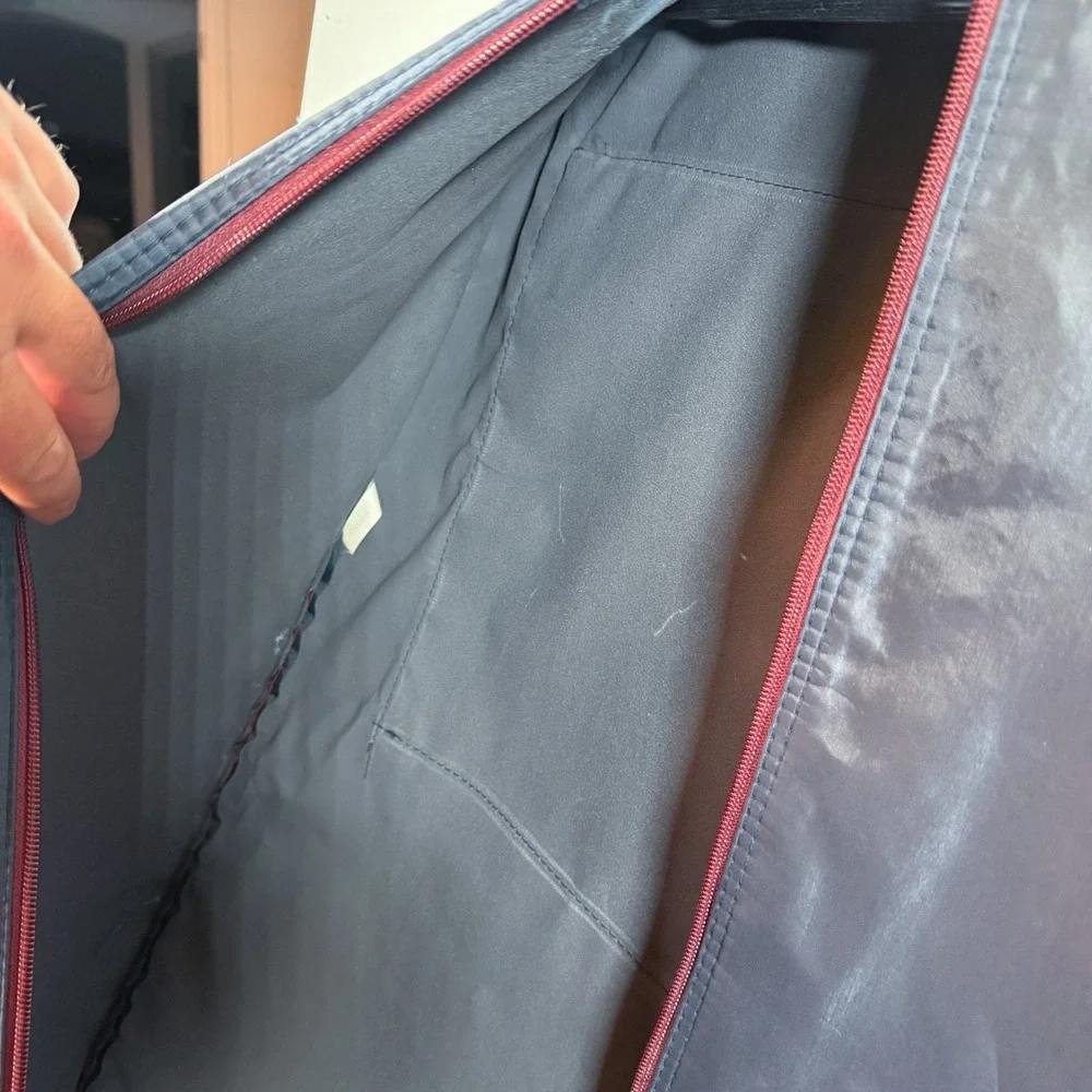 Vintage PALO Suit Garment‎ Bag Navy/Burgundy 45